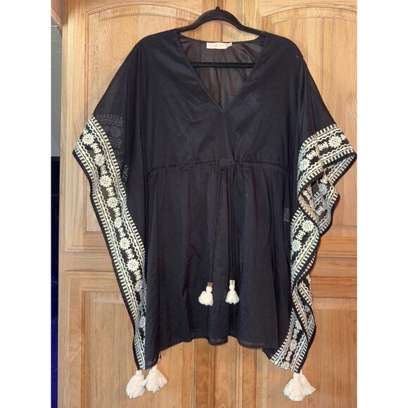Tory Burch Ravena Beach Tunic Dress XS / S Caftan Cover up Beach Swim - Picture 2 of 10